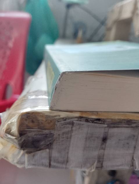 Sách vừa mua về.lật tới trang cuối là bung bìa ra rồi.phía tiki đổi lại cho mình quyển này.