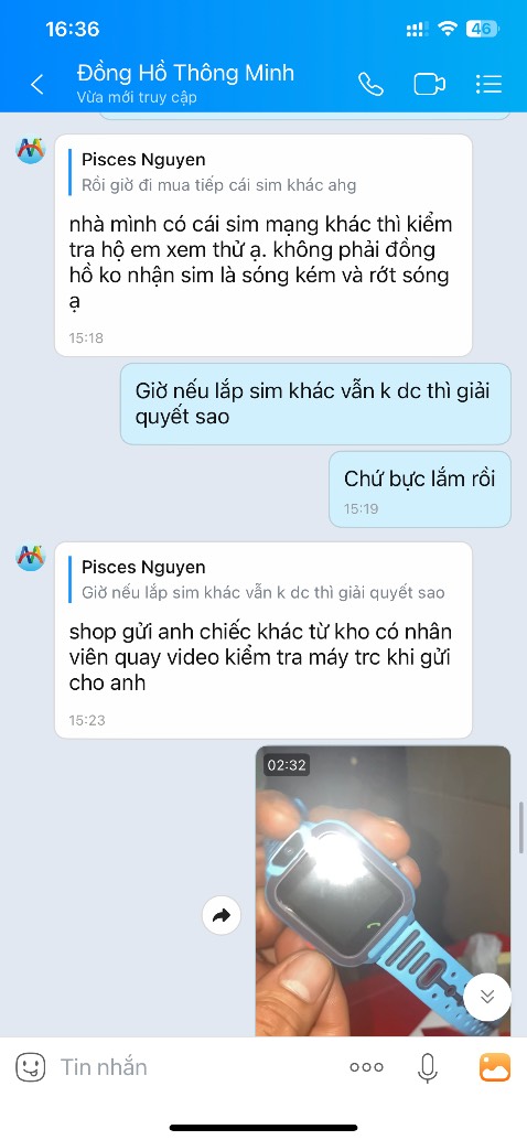 Sản phẩm giao lần đầu lỗi, xong kêu tôi đổi mẫu khác bù thêm tiền, sau đó giao hàng lỗi không nhận sóng cho tôi tiếp, rồi lại đổi cái khác... sau đó bên bán hàng bảo là hàng gửi về cửa hàng không bị lỗi mà tôi báo lỗi. Shop bán hàng kém chất lượng mà còn đỗ lỗi lại cho khách hàng, kêu hoàn tiền trả hàng thì lờ đi không đề cập đến. Mọi người né shop này ra nhé