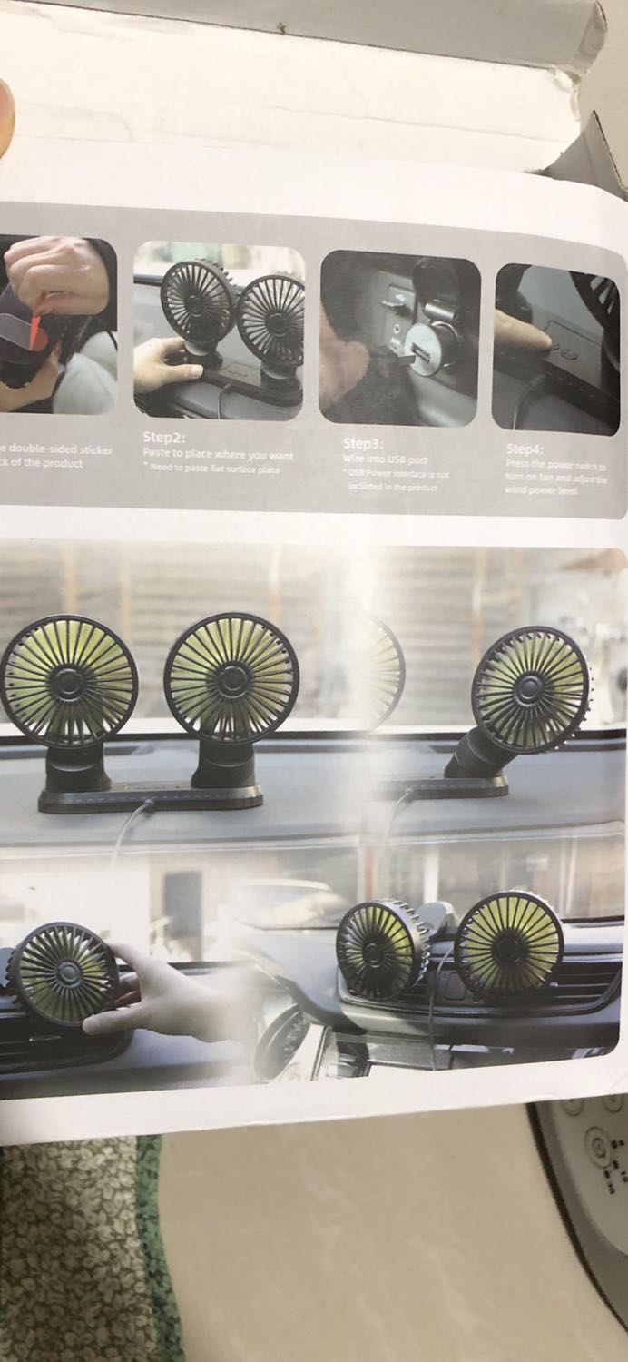 Mua hộp đựng khăn giấy. Hàng nhận là quạt xe ô tô giá hơn 100k. Làm ăn *** đảo. Quá tệ