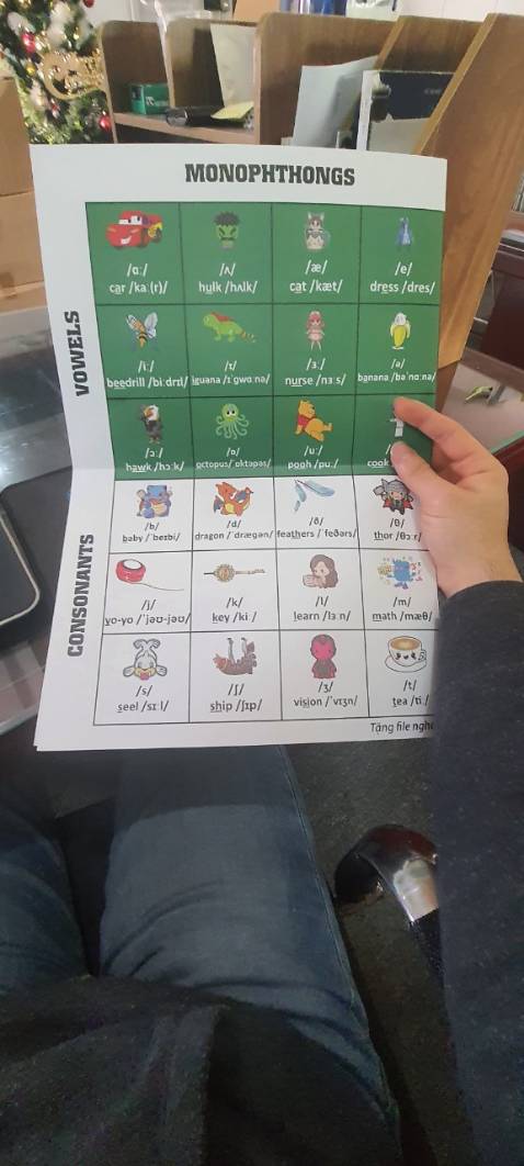 Sản phẩm đẹp, dễ nhìn, dễ đọc, chuẩn âm quốc tế