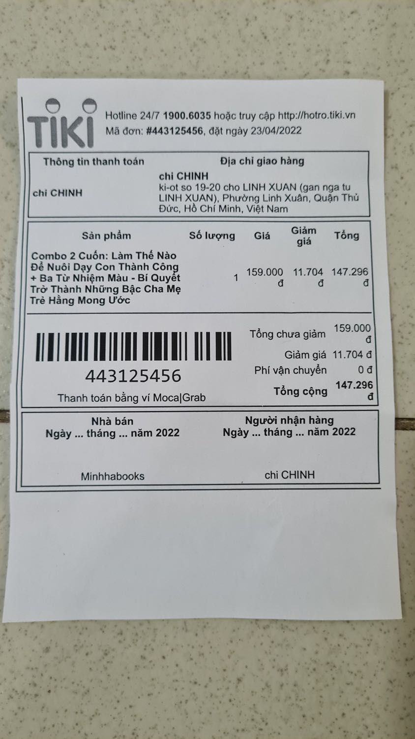 Giao thiếu sản phẩm. Chuẩn bị không chu đáo