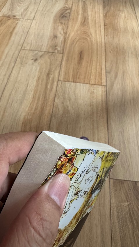 Bị móp góc, giao hàng không cẩn thận. Làm mất hết giá trị cuốn sách.