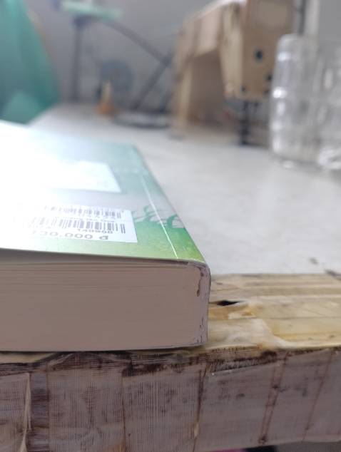 Sách vừa mua về.lật tới trang cuối là bung bìa ra rồi.phía tiki đổi lại cho mình quyển này.