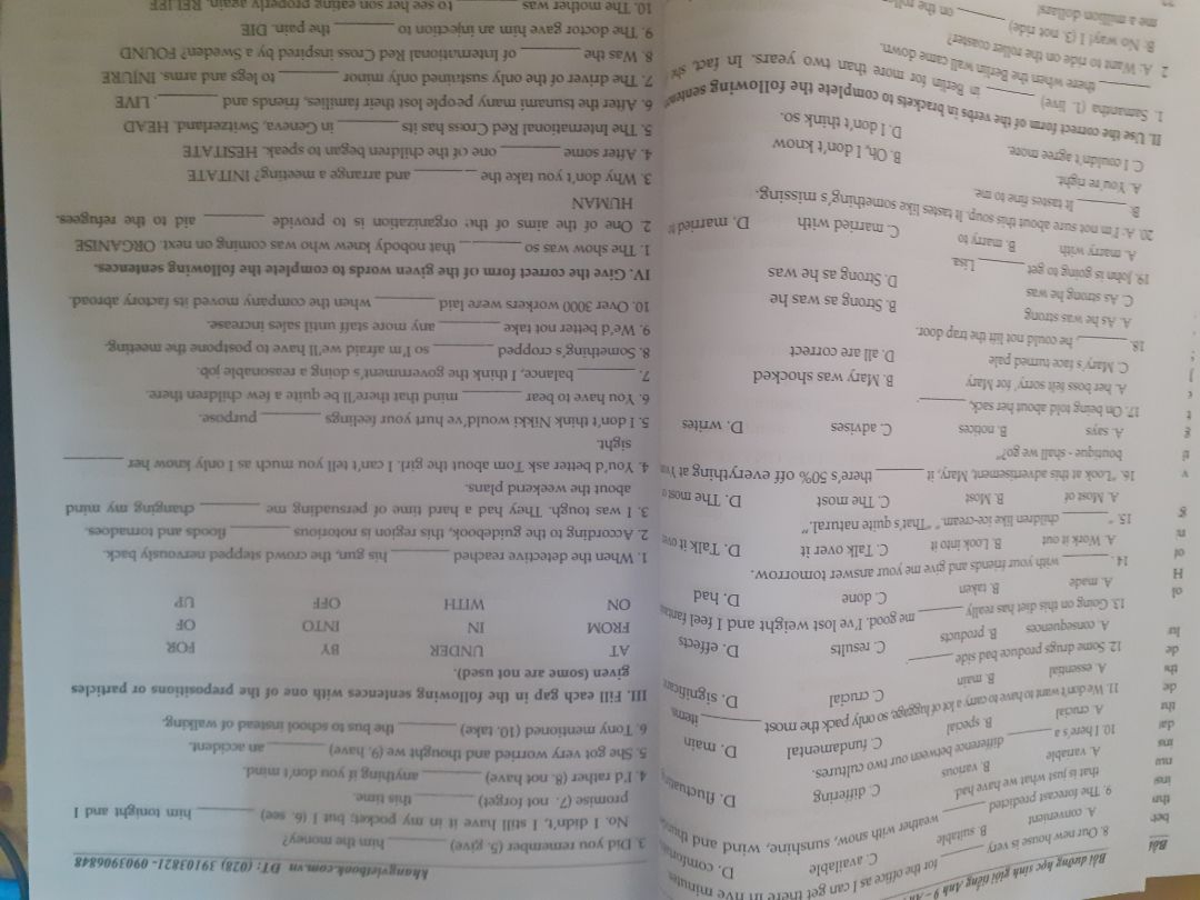 Quyển sách khá hay nhưng đây là bộ đề không phải quyển tổng hợp các kiến thức nâng cao đâu