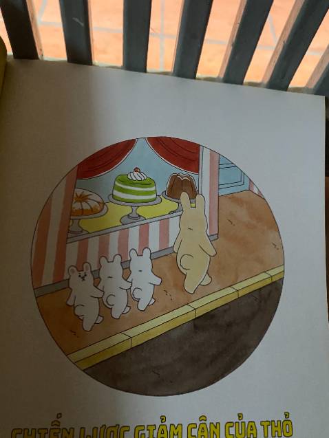 cuốn nào cuốn đó đều có nét lạ rất hay, màu in đẹp, cả chị cả em đều thích cuóin thỏ này