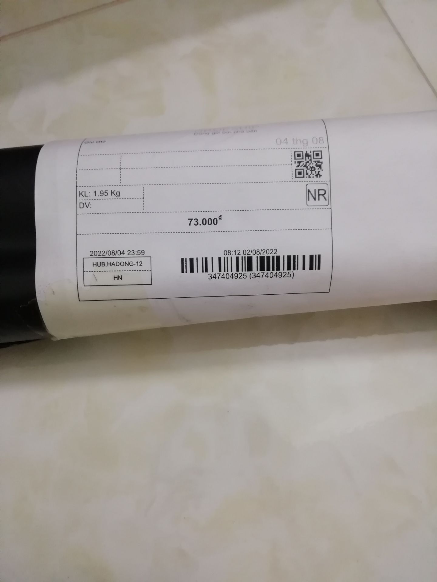 Sản phẩm đo được 2m, quảng cáo 3m