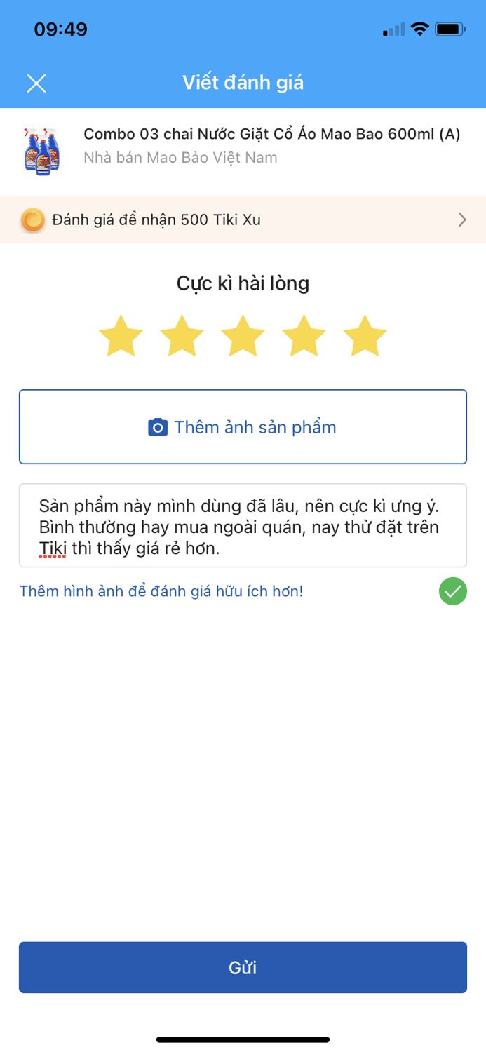 Sản phẩm này mình dùng đã lâu, nên cực kì ưng ý. Bình thường hay mua ngoài quán, nay thử đặt trên Tiki thì thấy giá rẻ hơn.