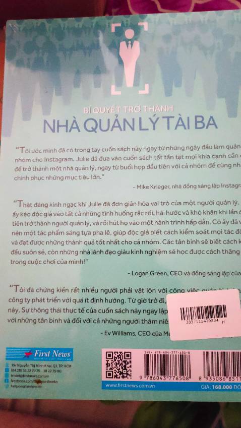 Nội dung sách hay thực tiễn dễ áp dụng,những người quản lý,trưởng phòng nên tham khảo