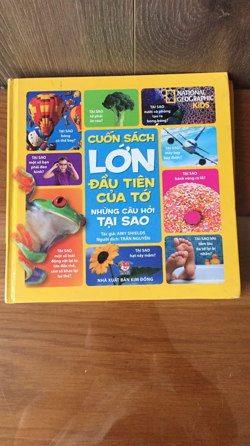 Sach dep mau sac trang nha be doc rat thich. Cam on tiki