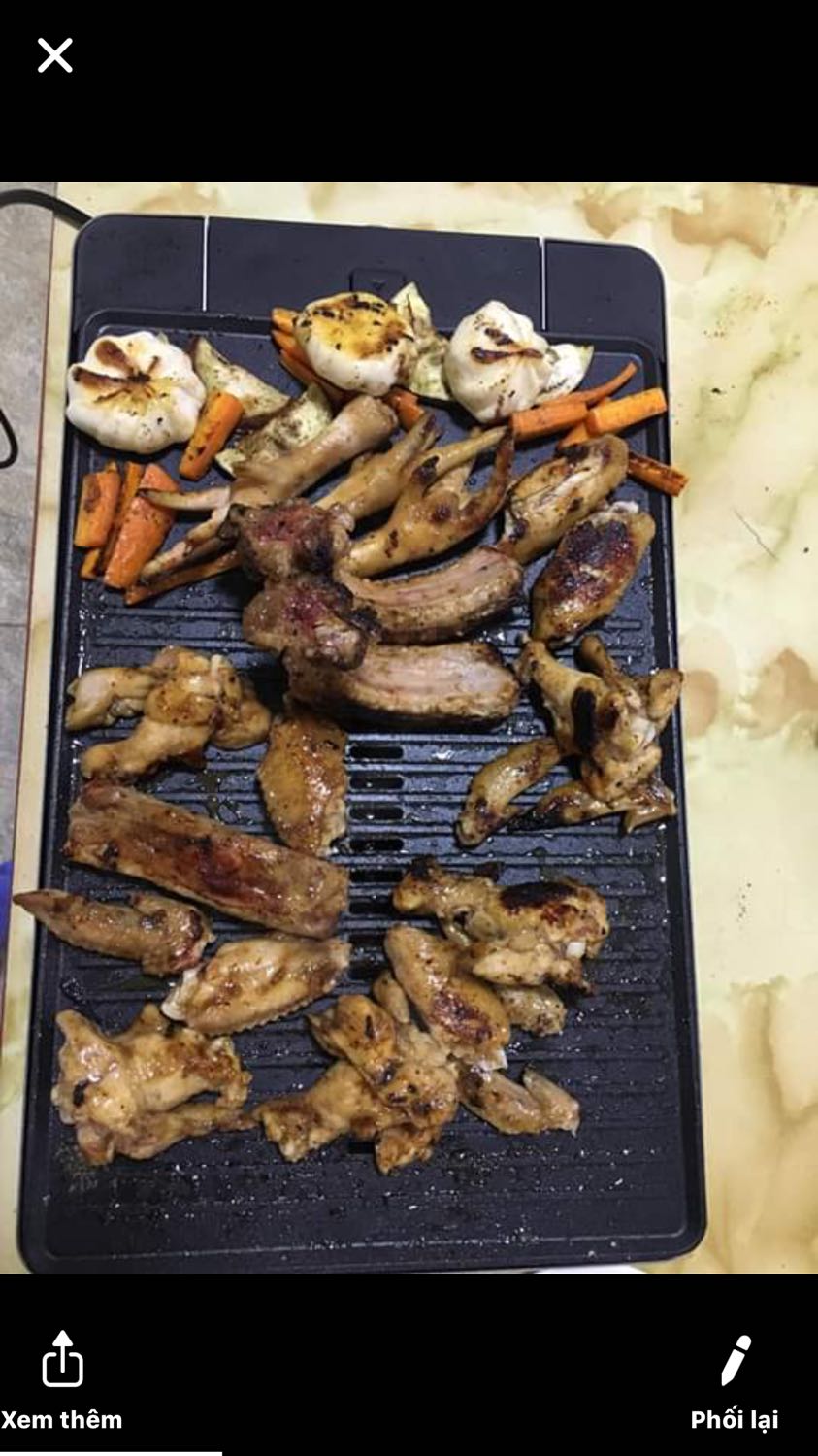 Bếp nướng thích. Nhà đông người dùng hợp lý. Ăn ngon và tiện.