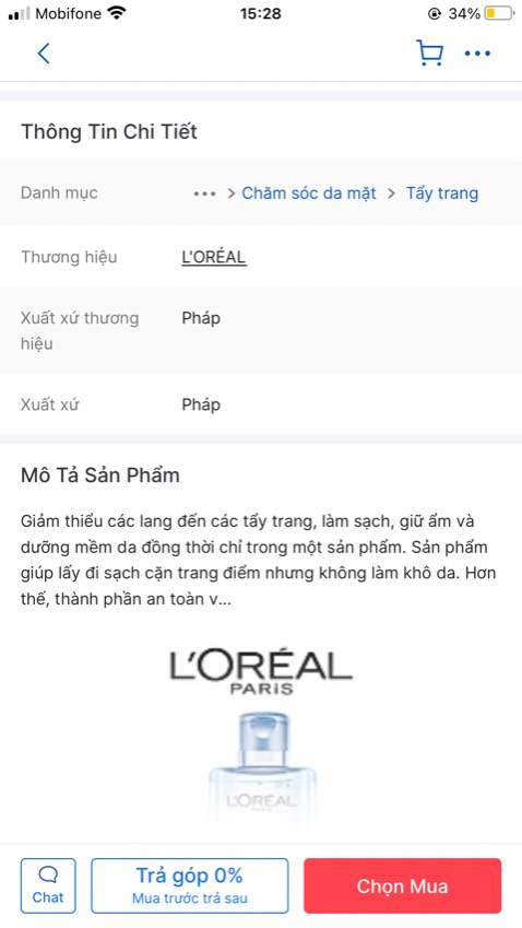Tôi đặt sản phẩm shop ghi xuất xứ Pháp, sản xuất tại Pháp, nhưng giao hàng ghi nơi sản xuất Trung Quốc
Kỳ trc đã có sản phẩm tôi trả hàng rồi 
Kỳ này cũng vậy
Đề nghị shop trung thực khi bán hàng, *** DỐI , GIAN XẢO LÀ KHÁCH HÀNG ĐỀ NGHỊ ĐÓNG SHOP
Người giao hàng ko gọi ko nhắn giao hàng mà liệng trong sân, lỡ hư bể, bị mất, ai chịu trách nhiệm 
TÔI ĐỀ NGHỊ TRẢ HÀNG HOÀN TIỀN 
MẤT THỜI GIAN VỚI BỰC MÌNH