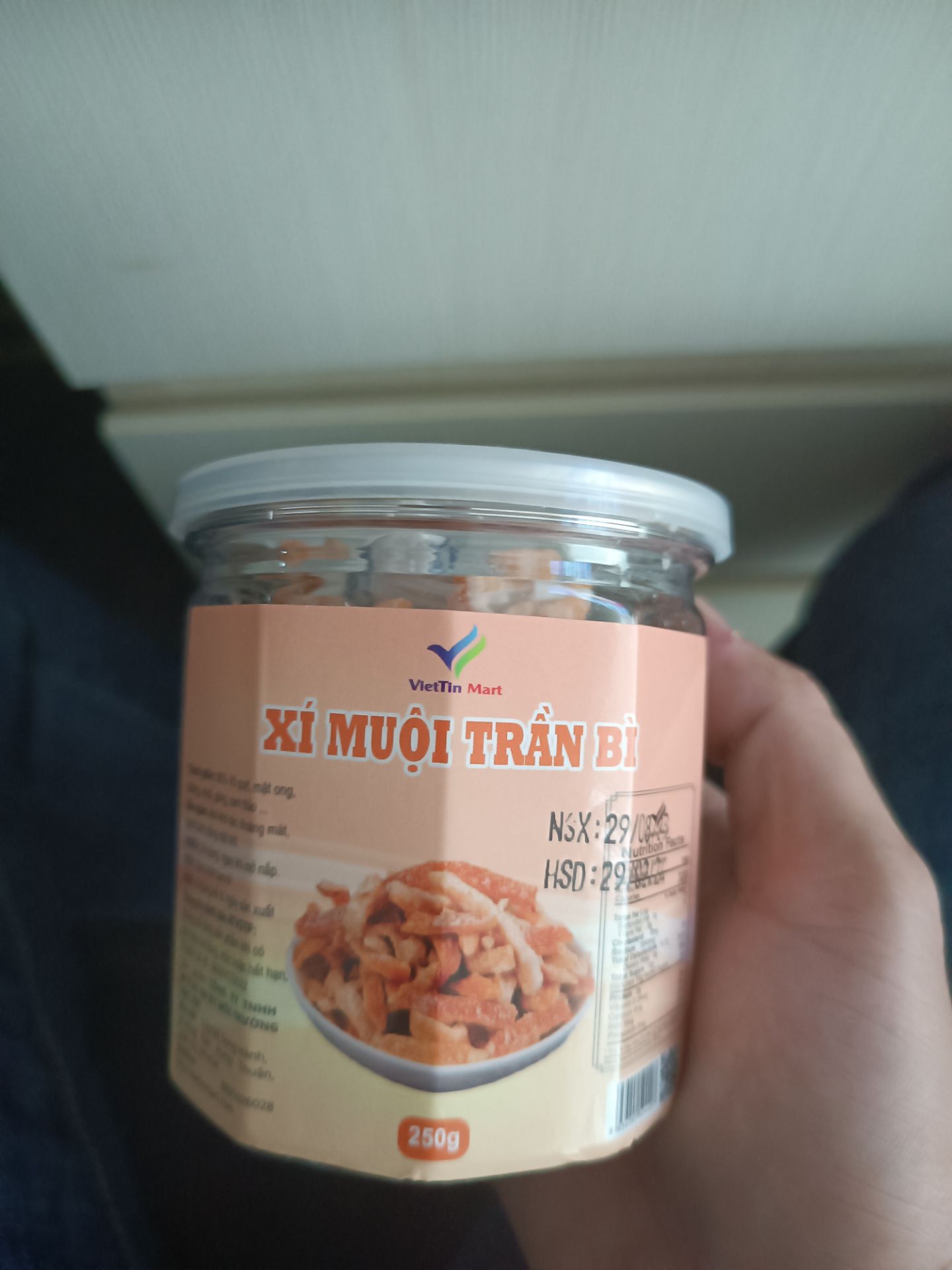 Xí muội trần bì thơm, có điều đường hơi nhìu, nói chung sản phẩm ok trong tầm giá