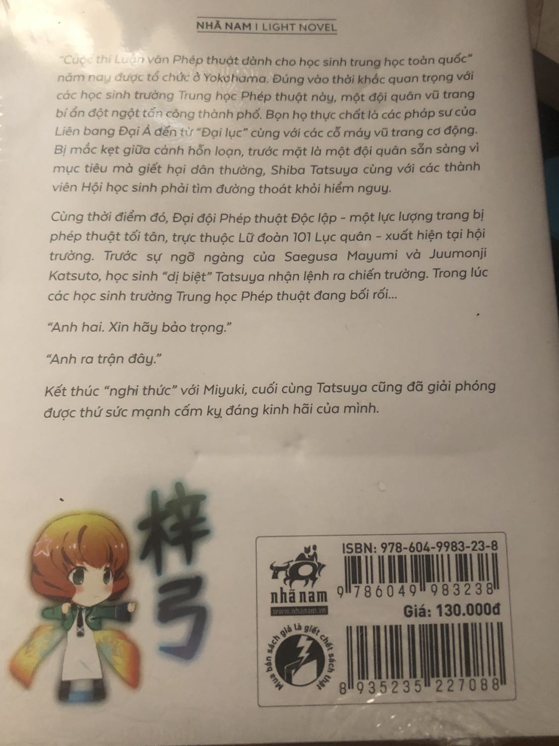 Tưởng đc tặng móc khoá như hình nhma kh:))) kh nhìn kĩ là mốc khoá ngẫu nhiên kh liên quan gì đến truyện nữa chứ