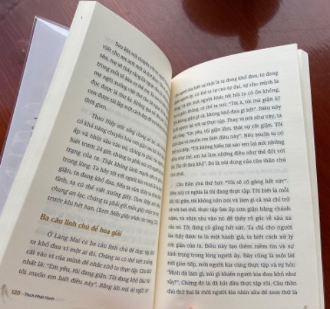 Mình rất xúc động khi đọc cuốn sách này. Từng câu chữ của Thiền Sư Thích Nhất Hạnh đã chạm tới nỗi đau sâu kín nhất, cho mình thêm sự hiểu biết về chánh niệm và cách xoa dịu chữa lành bằng tình yêu thương. Nhờ vậy mình đã cải thiện được mối quan hệ với chính mình, hiểu cảm xúc của bản thân và cảm thông với những người xung quanh hơn.

Mình mua thêm sách để tặng cho bạn bè, anh em mình. Thật mong tất cả đứa trẻ trong chúng ta đều được chữa lành, được yêu thương và bình an!

Mình thấy thật sự may mắn khi tìm được cuốn sách!