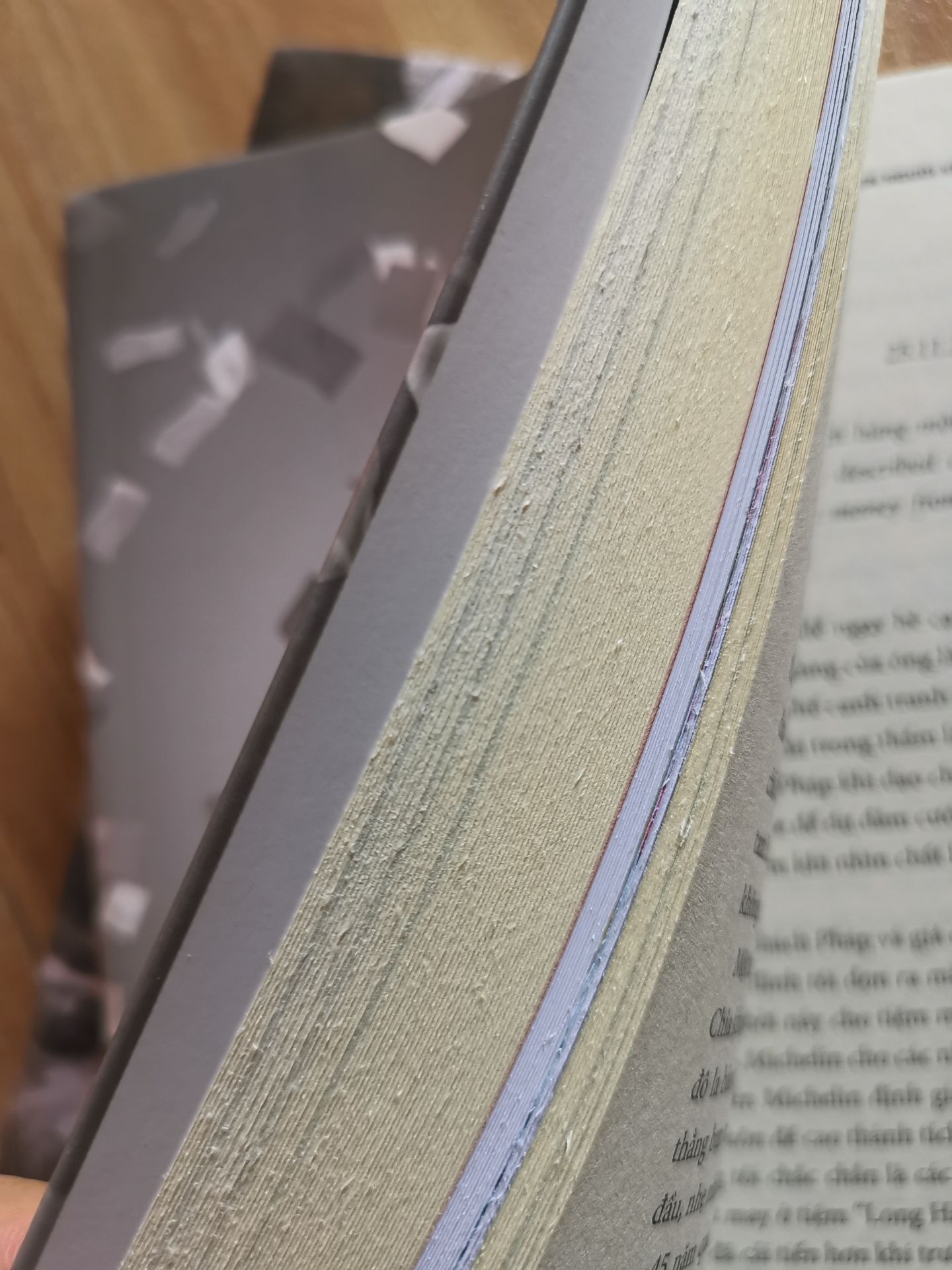 -Sách hay,
-Giấy lởm chởm như lưỡi cưa lưỡi liềm ,
-Mã k biết để làm gì nhưng k cào đc
-Bọc sơ sài nên nát hết mép sách, mình thấy có một số bên họ quấn bìa hoặc chống sốc bên ngoài.