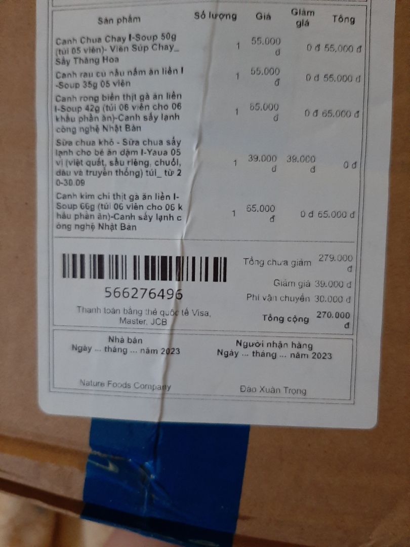 Đã nhận được sản phẩm Đã nhận được sản phẩm