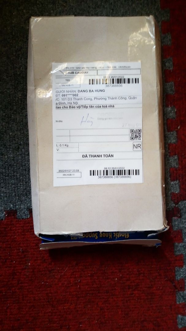 Giao hàng nhanh, đóng gói cẩn thận. Hàng đúng với mô tả, vote cho shop 5 sao.