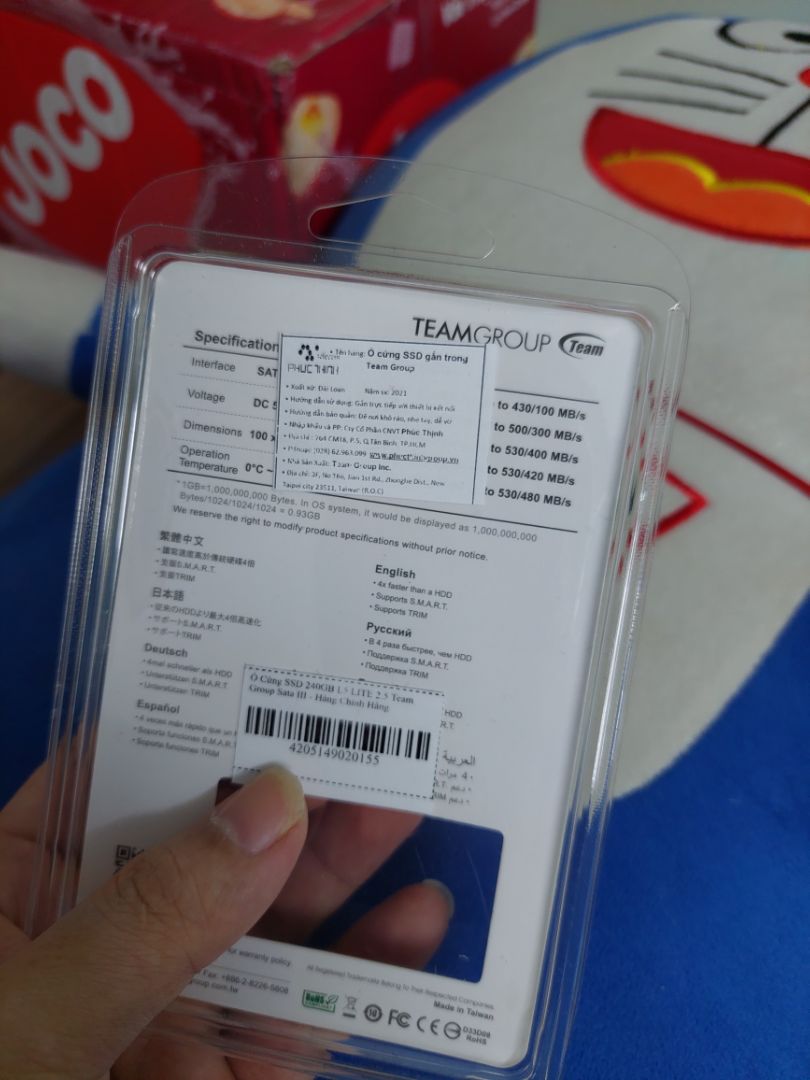 ổ cứng tốt, giá rất hợp lý tuy thương hiệu hơi lạ đối với mình.
giao hàng của Tiki rất nhanh.
thanh toán bằng card cũng an toàn và tiện lợi