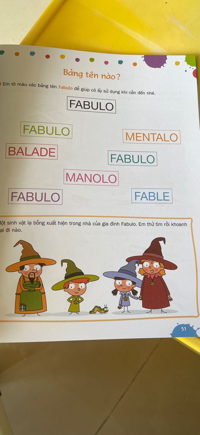 Hài lòng lắm nha. Nhiều trò chơi tư duy bé thích lắm, bé tầm 4t trở lên dễ học hơn. Hy vọng sẽ có nhiều sách hay như thế này nữa cho bé.