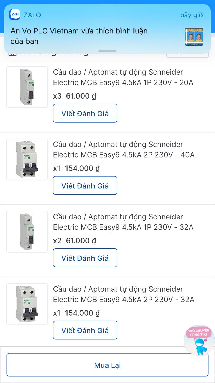 Shop giao không
đủ số lượng.