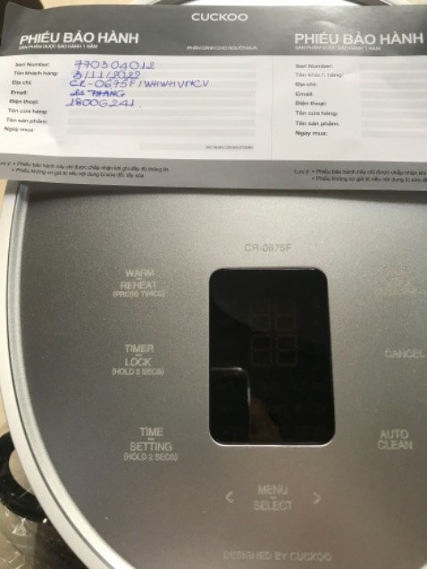 đã sử dụng dc vài tuần mới vào đánh giá, nồi xài ổn,nấu nhanh,có chức năng nấu cơm cháy rất ngon,nói chung là hài lòng