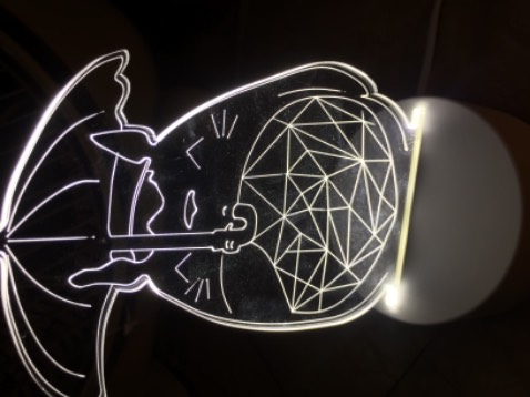 Đèn xinh xỉu luôn mn ạ, shop có tặng kèm móc khoá nhỏ xinh nữa, rất có tâm lun