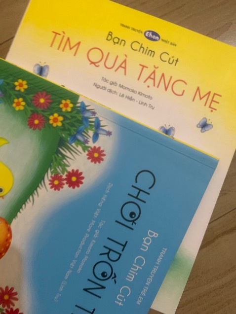 con mình thích sách ít chữ nên mua ehon bên này rất hợp