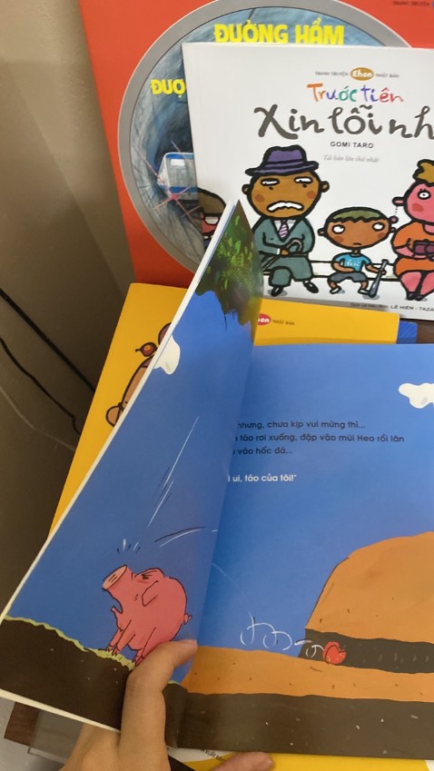 thích màu sắc của quyển này, đúng là sách nhật nên chuyện nhẹ nhàng nhưng rất đúng gu các con