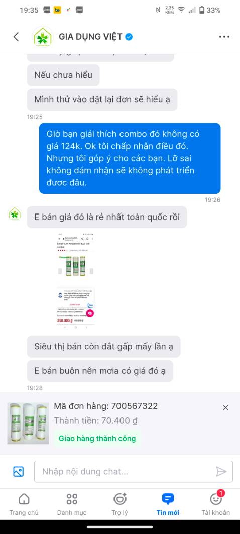 Sản phẩm đủ. Nhưng không hài lòng khi đặt thêm một combo không đủ hàng. Và cho một sao vì cách giải thích của shop không thuyết phục. Sẽ không ghé lần 2 cho dù giá có rẻ nhất thế giới. Chứ đừng nói rẻ nhất toàn quốc.