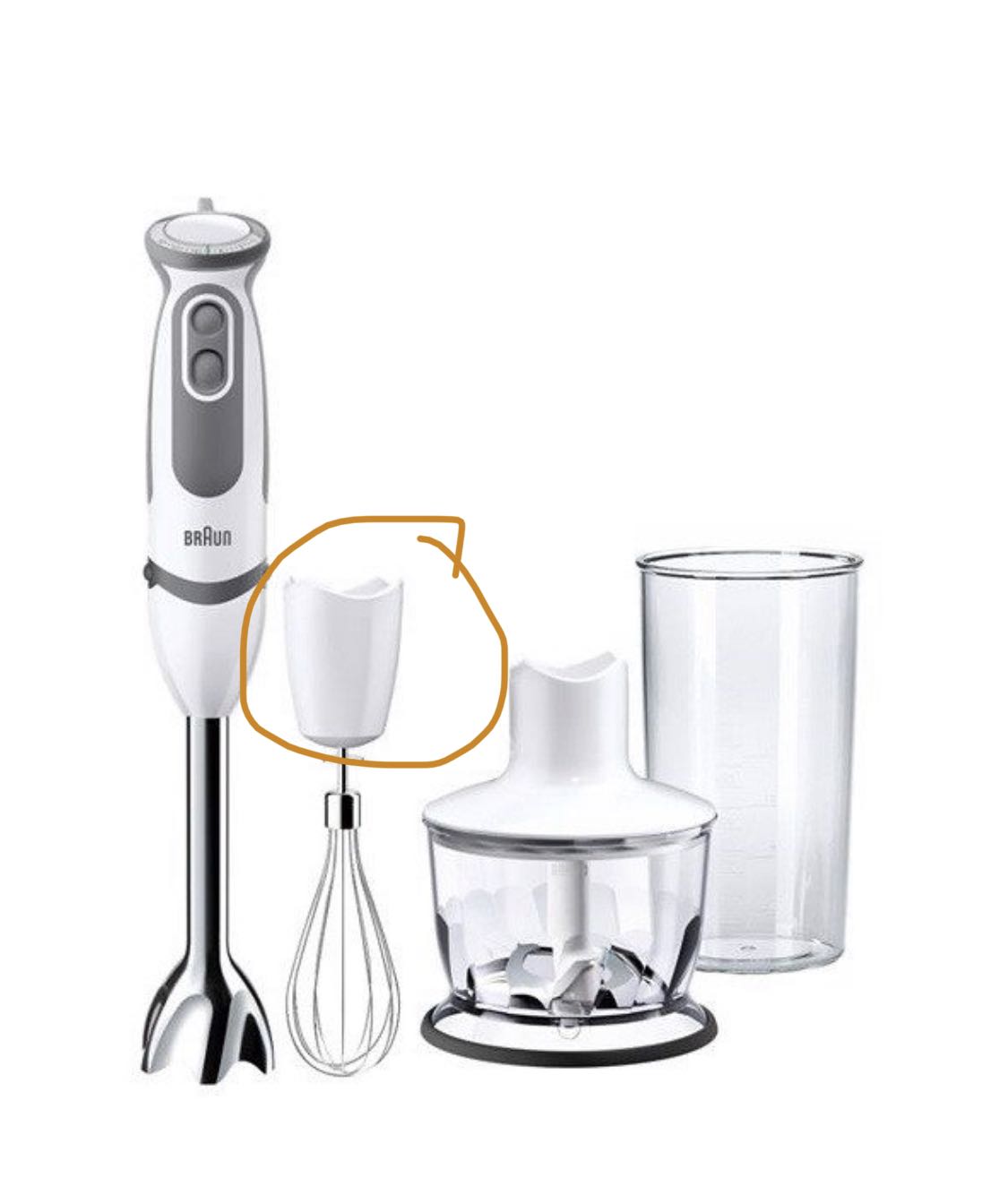 Thiếu ổ nối xoay đánh trứng vào thân máy xay cầm tay (phần khoanh như hình đính kèm). Vì quá tin tưởng và chủ quan không kiểm tra sớm nên đến hiện tại tôi mới phát hiện thiếu sót (sau nhận hàng hơn 10 ngày). Không biết việc thiếu thiếu bị do đâu, nhưng vì việc này tôi thấy không hài lòng với chất lượng dịch vụ giao hàng của tiki.