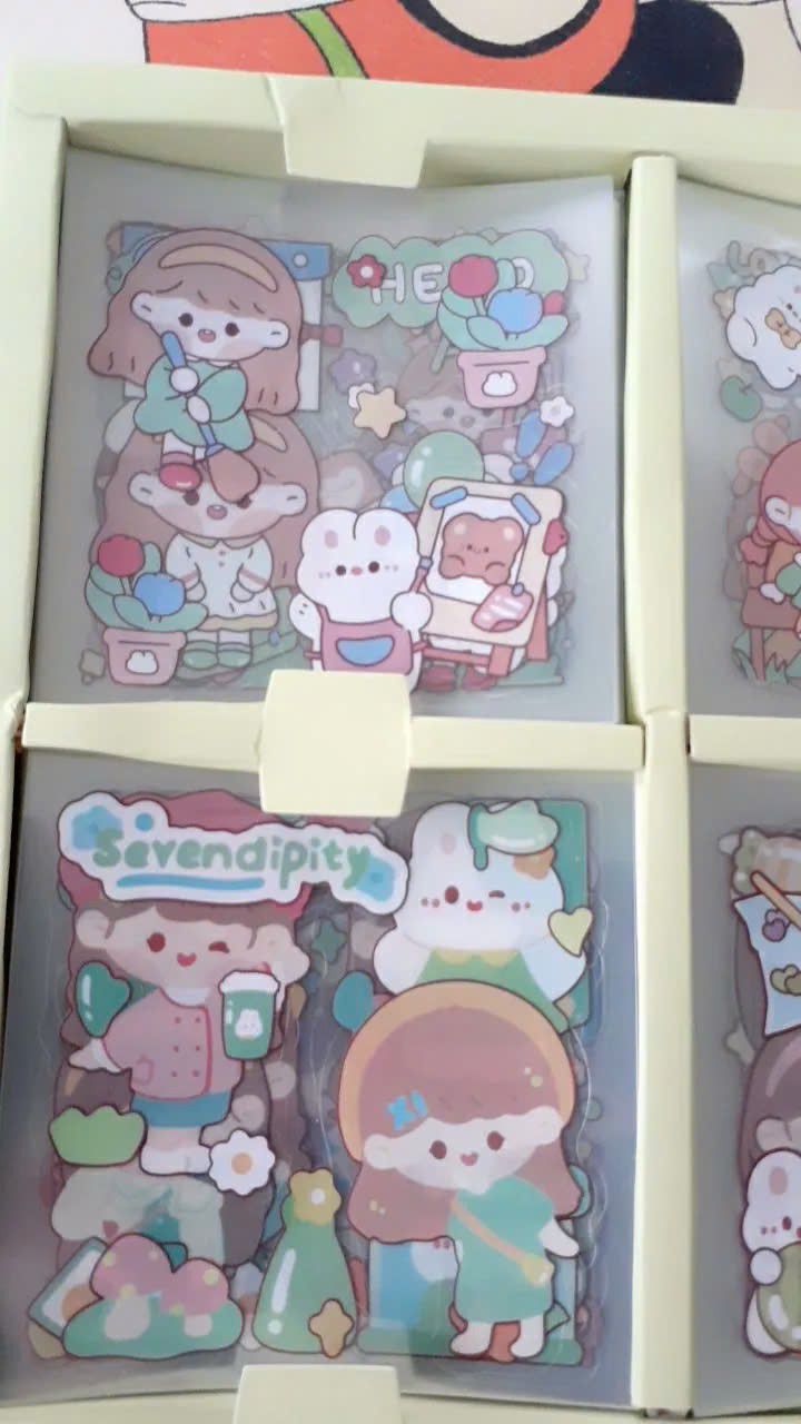 Siu siu siu cute lun í, sticker chống nc cực tốt lại còn siêu đẹp nữa chứ. Shop cute, phục vụ tốt, giao đúng hàng và còn bọc hàng rất kỹ. Nói chung là nên mua nha mn!😍😍