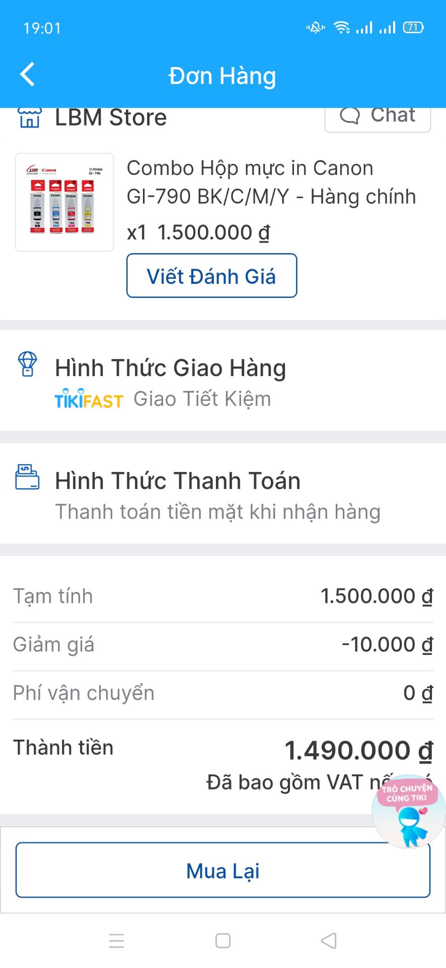 mực chính hãng, shop giao hàng nhanh
sẽ ủng hộ thêm khi máy in hết mực
cảm ơn shop
