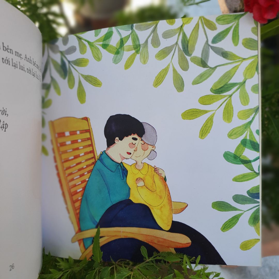 sách rất đẹp. bìa cứng bóng trơn. màu sắc hình ảnh thiết kế đẹp. rất hài lòng. câu chuyện giúp gắn kết tình cảm mẹ và con hơn, biết cách bộc lộ cảm xúc và điều đó là điều nên làm đối với các thành viên trong gia đình đặc biệt là với trẻ nhỏ.