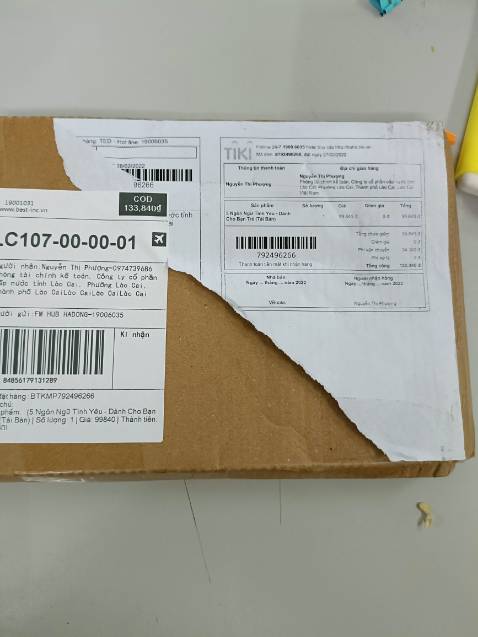 Rất tiếc. Mình đặt sách 5 ngôn ngữ tình yêu dành cho bạn trẻ thì shop lại gửi nhầm sánh 5 ngôn ngữ yêu thương. Mình đã gửi phản hồi  và gửi sách để đối. Mong shop nhớ giao đúng hàng ạ