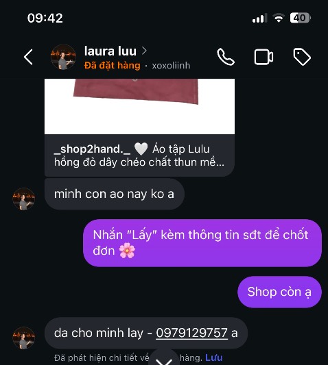 Nhận được hàng nhanh chóng tiện lợi sẽ quay lại ủng hộ shop nữa