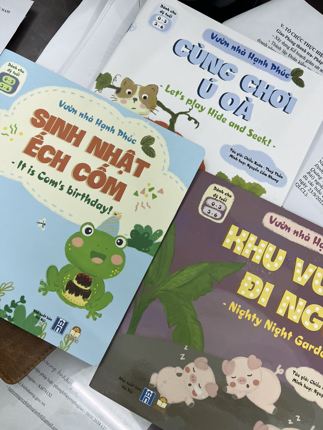 Sách đẹp, dễ thương phù hợp các bạn dưới 3 tuổi