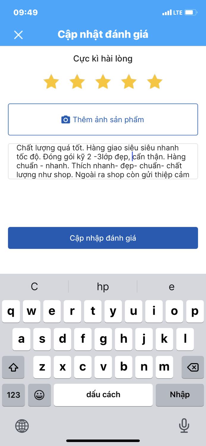 Nhà cung cấp nhiệt tình, chất lượng tốt