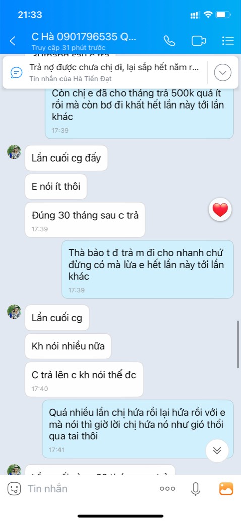 *** quỵt tiền C Hà Bán Bami +84 90 1796535