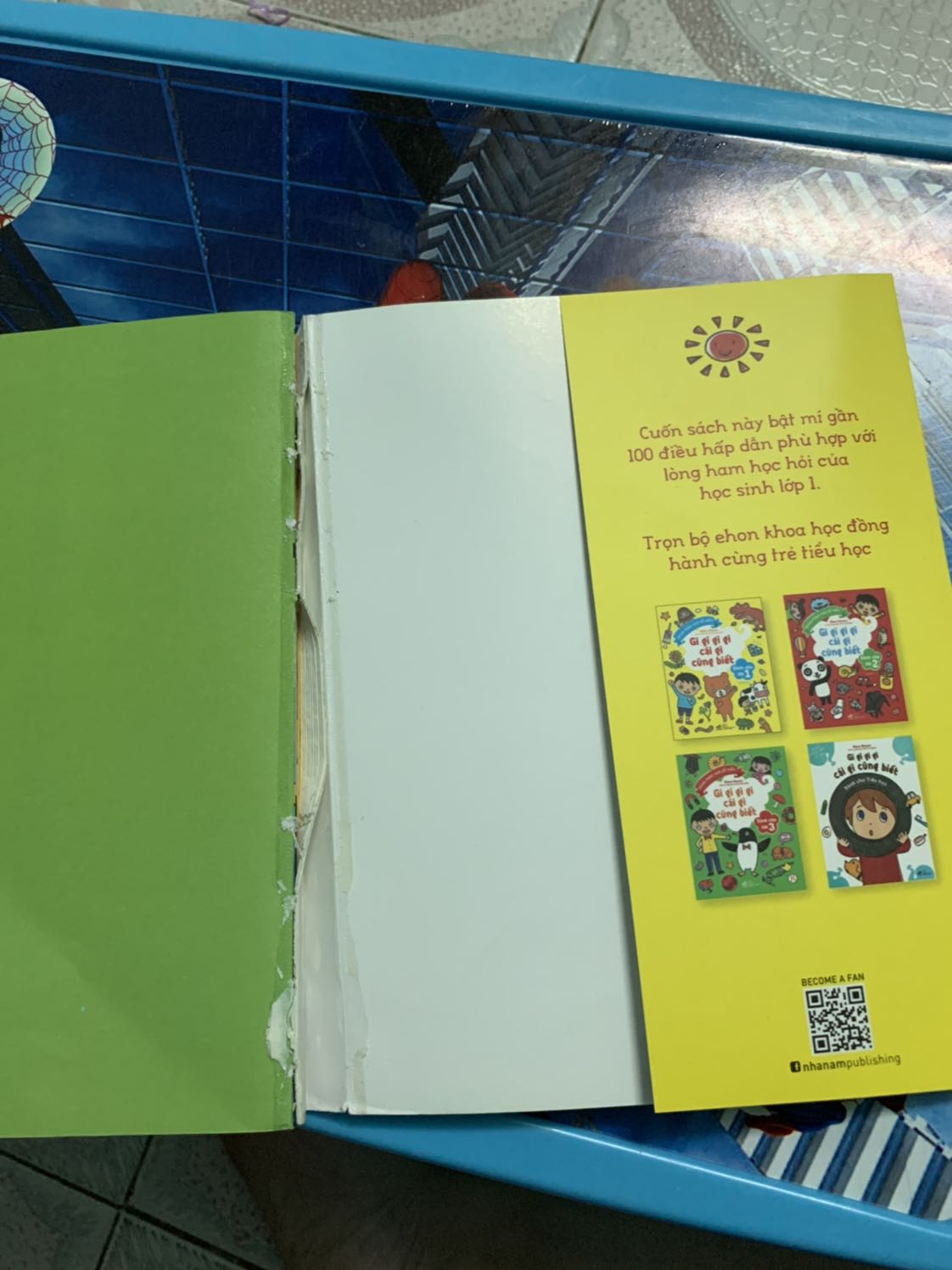 Sách hay, nội dung dễ hiểu, hình minh hoạ sinh động phù hợp với trẻ nhỏ. Điểm trừ là sách dán keo không chắc chắn nhưng mình vẫn cho 5* vì nội dung sách.