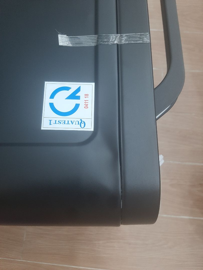 lò nướng bị móp mặc dù đóng gói khá kỹ