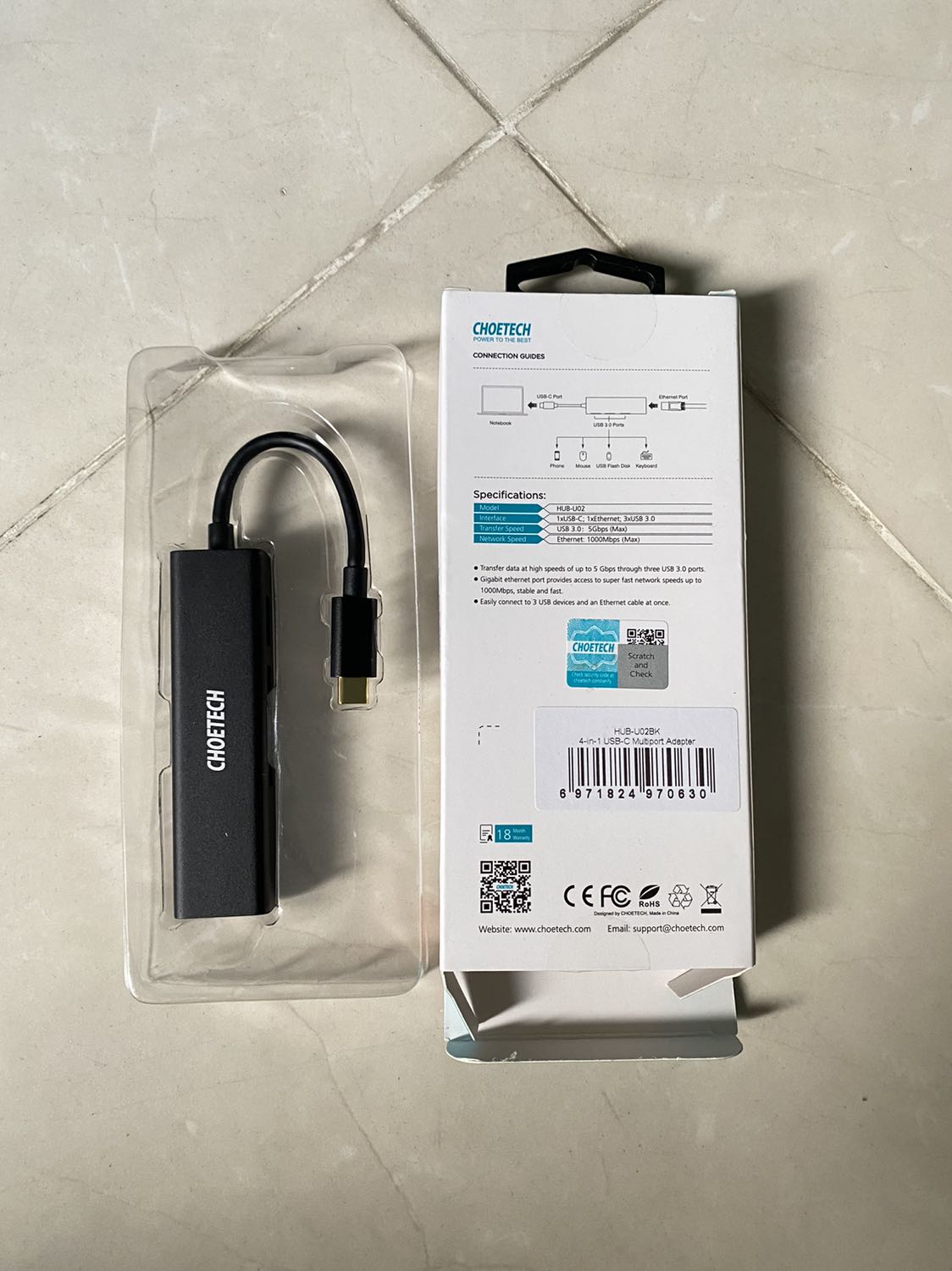 Shop giao hàng rất nhanh, đóng gói cẩn thận.
Nhìn chung khi ghim thiết bị vào laptop nhận rất nhanh và các kết nối mạng LAN với USB ổn, về lâu dài thì chưa biết được, phải chờ sử dụng.