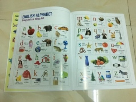 Sách có phiên âm tiện dạy bé phát âm chuẩn