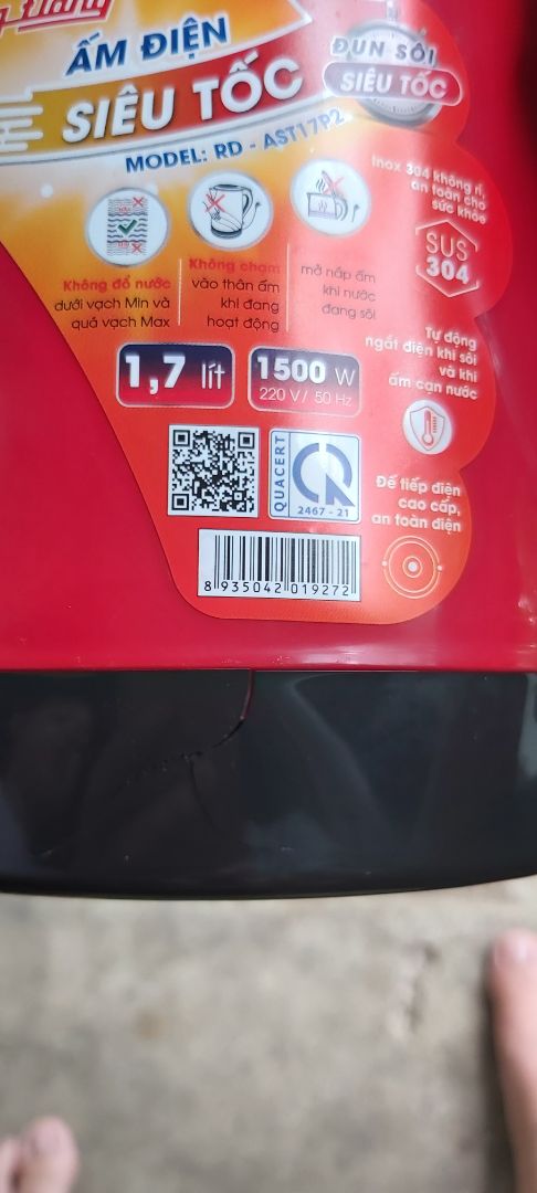 bình bị nứt và trầy bề mặt, thất vọng, đề nghị tiki đổi hàng