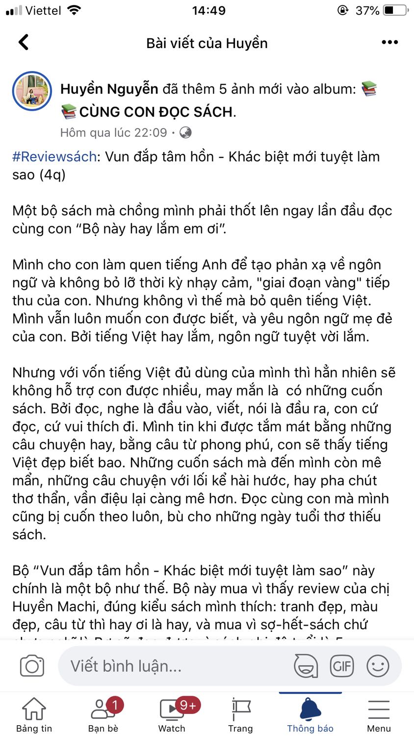Sách hay từ hình ảnh đến câu chuyện, thông điệp ý nghĩa. Nhưng hai trang cuối bị rách góc hơi tiếc. Tiki nên kiểm tra sp kĩ hơn.