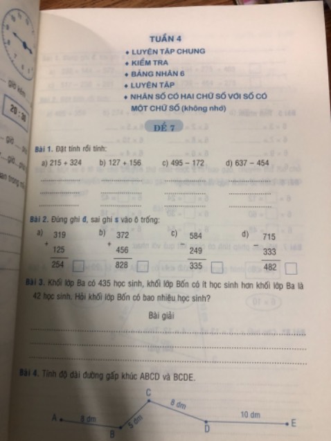 Bố cục rõ ràng , bé dễ ôn tập