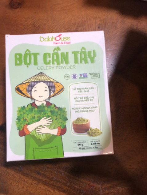 Chán! Đặt bôt cải xoăn. Lại giao bôt cần tây. Nhờ ng nhà nhận nênn k kiêm tra dc lúc shipper giao. Bịp bợm !