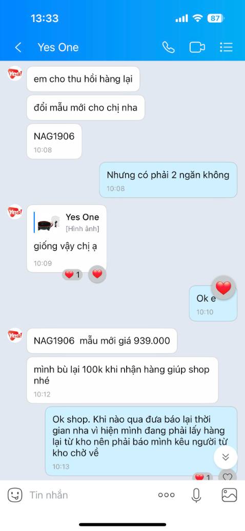 Tên nồi lẩu 2 ngăn nhưng giao sp nồi lẩu 1 ngăn. Nhắn nói shop thì nói là vách di động, mình kiểm trong hàng không có nên shop nói giao bù lại cho mình. rồi lại nói hãng cung cấp sai hình nên sẽ thu hồi đổi mới báo bình bù thêm 100 mình cũng đã chấp nhận. Giờ nói mình đổi hàng của shop khác để báo shop đổi. Mình không cần shop đổi mới chỉ cần shop đưa đúng sản phẩm lẩu 2 ngăn. thiếu cái vách ngăn thì giao vách ngăn thiếu cho mình. Shop lươn lẹo. Lừa đảo
