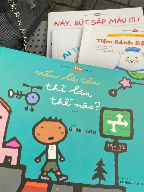 nghe về tác giả gomi taro rất nổi tiếng nên mua thử đọc cho con cuốn nay, và con rất thícg nêu ra ý kiến của mình