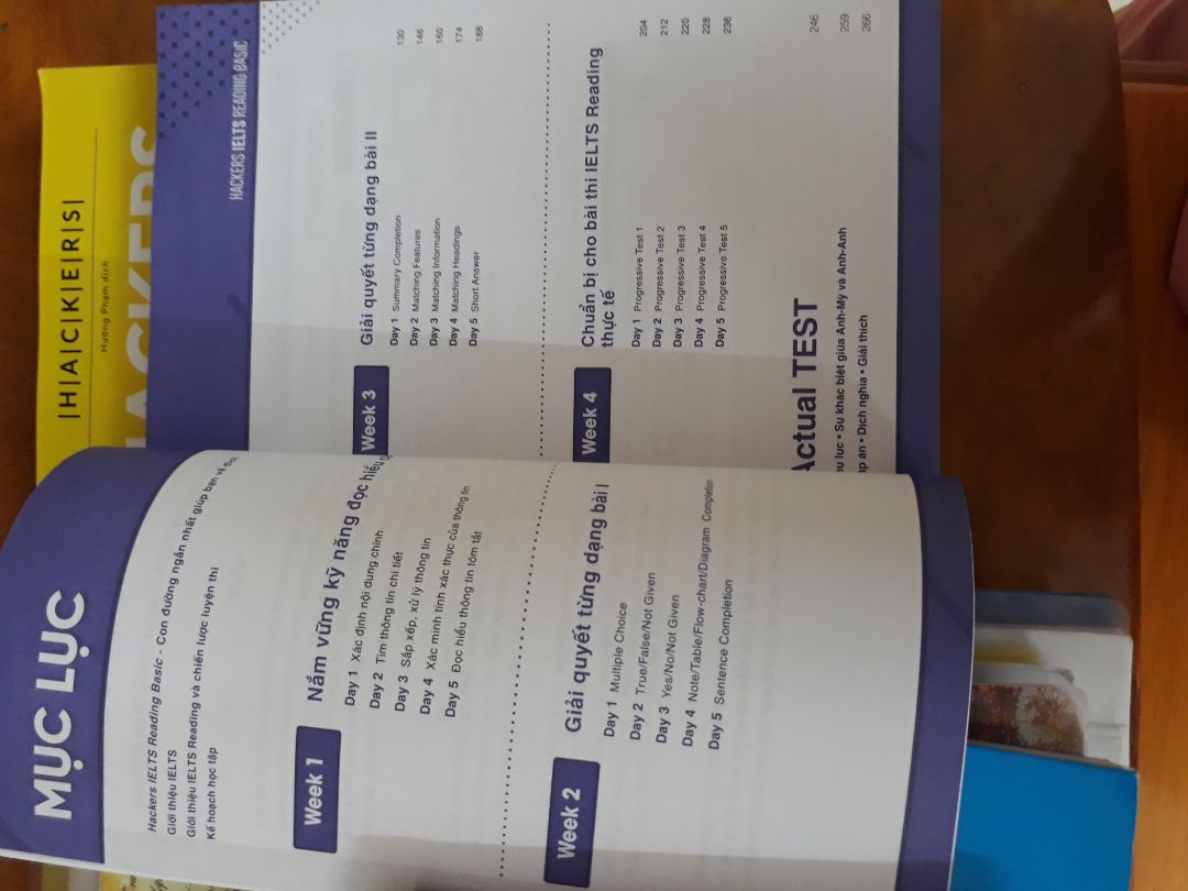Bìa sách còn mới, không bị quăn mép, loại giấy được dùng bên trong khá là đẹp, nội dung được trình bày hợp lí, lộ trình học được hướng dẫn trong sách khá là chi tiết và đầy đủ cho người mới bắt đầu học ielts như mình