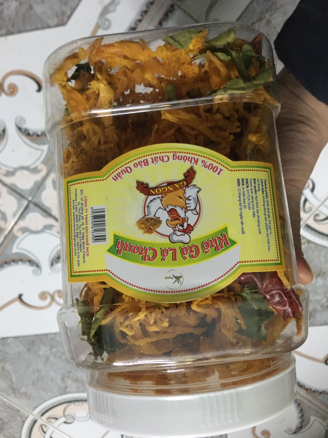 Khô gà mình thấy Ok, date lâu